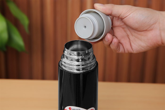 Bình giữ nhiệt inox 500 ml Elmich EL3658 Màu Đen