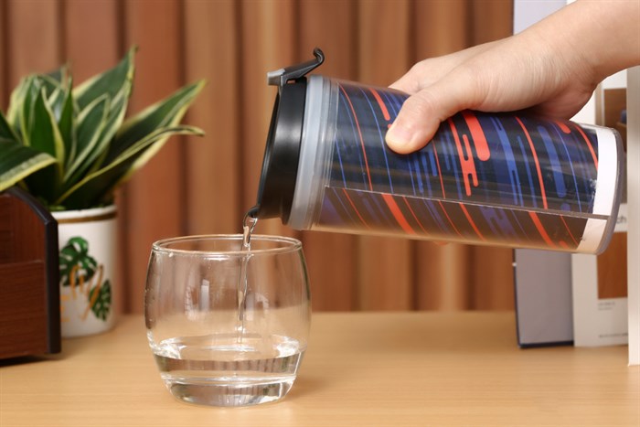 Ly cách nhiệt nhựa 500 ml Biozone SH KB-WA500 Màu Đen