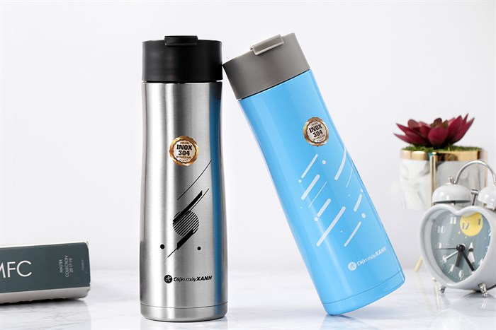 Bình giữ nhiệt inox 600 ml DMX Y58 Màu Bạc