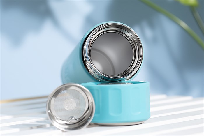 Bình giữ nhiệt inox 450 ml DMX TH2022 Màu Xanh ngọc