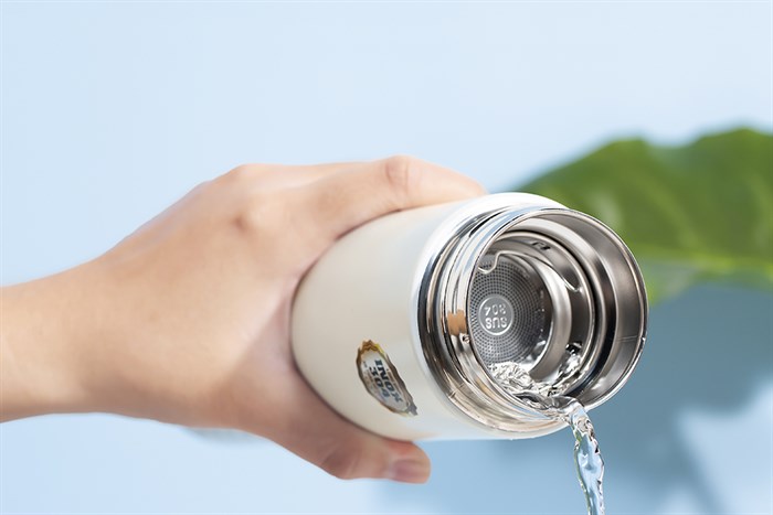 Bình giữ nhiệt inox 450 ml DMX TH2022 Màu Trắng