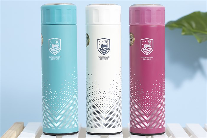 Bình giữ nhiệt inox 450 ml DMX TH2022 Màu Xanh ngọc