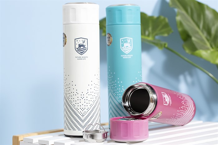 Bình giữ nhiệt inox 450 ml DMX TH2022 Màu Trắng