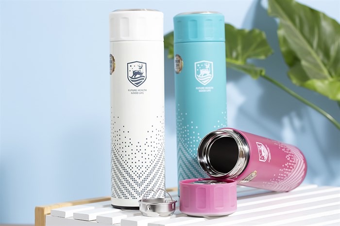 Bình giữ nhiệt inox 450 ml DMX TH2022 Màu Xanh ngọc