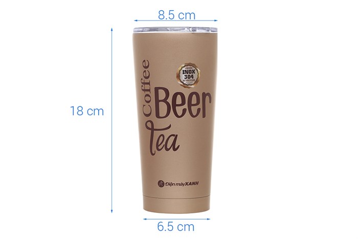 Ly giữ nhiệt inox 500 ml DMX Q10 Màu Vàng