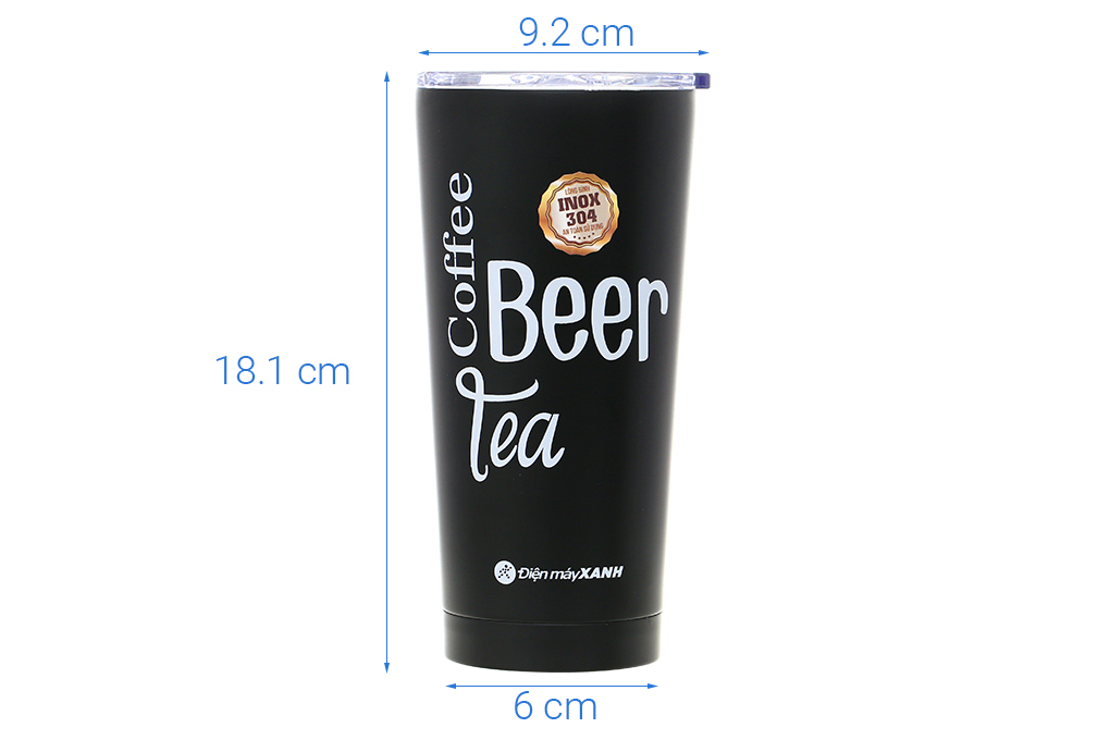 Ly giữ nhiệt inox 500 ml DMX Q10 Màu Đen