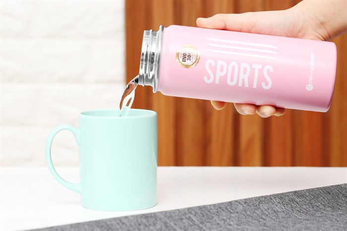 Bình giữ nhiệt inox 530 ml DMX Y1 Màu Hồng
