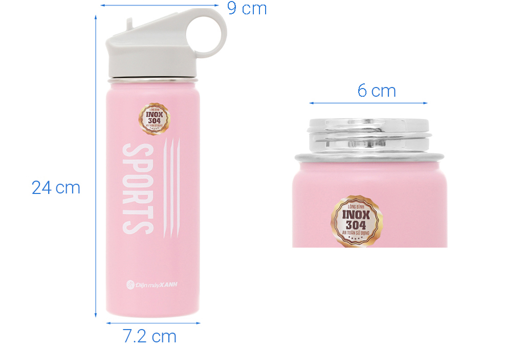 Bình giữ nhiệt inox 530 ml DMX Y1 - 11