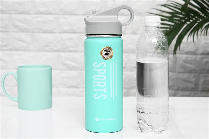 Bình giữ nhiệt inox 530 ml DMX Y1 Màu Xanh ngọc