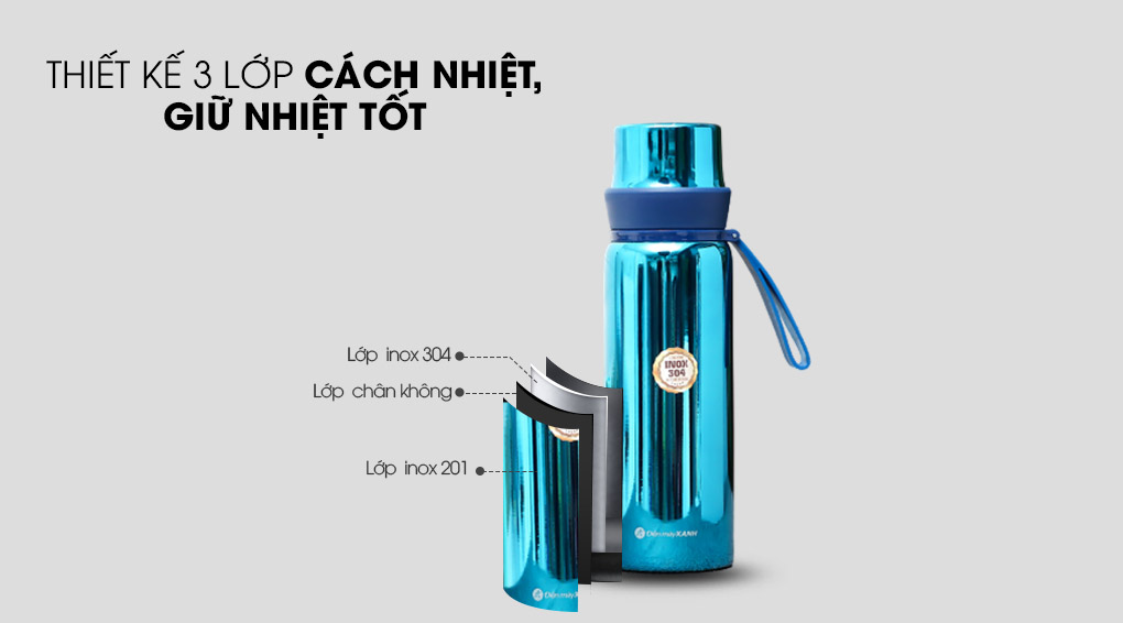 Bình giữ nhiệt inox 520 ml DMX Z69