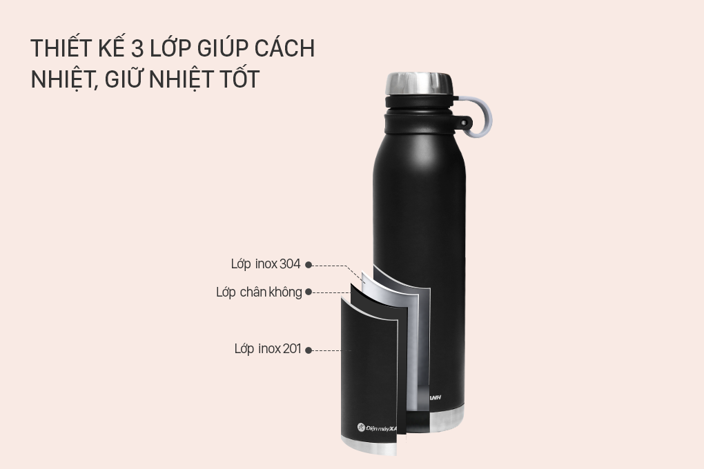 Bình giữ nhiệt inox 780 ml DMX KS K780B19