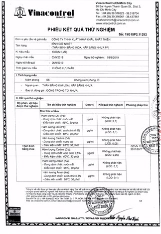 Bình giữ nhiệt inox 500 ml DMX KS K370B31 Màu Xám