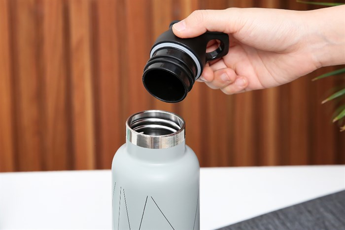 Bình giữ nhiệt inox 500 ml DMX KS K370B31 Màu Xám