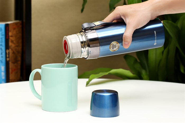 Bình giữ nhiệt inox 520 ml DMX Z53 Màu Xanh Dương