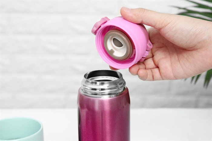 Bình giữ nhiệt inox 450 ml DMX KS K450B38 Màu Hồng