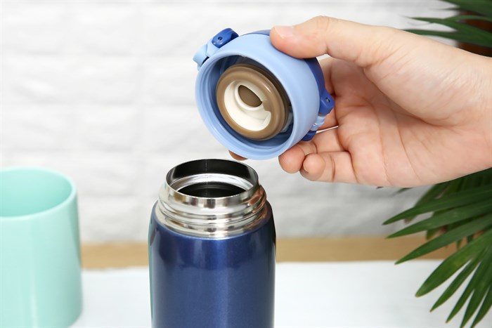 Bình giữ nhiệt inox 450 ml DMX KS K450B38 Màu Xanh Dương