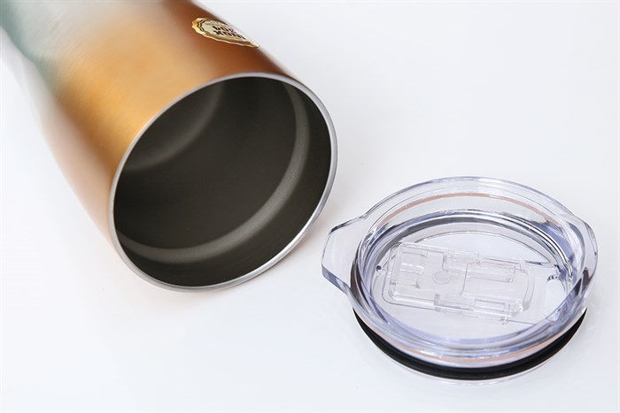 Ly giữ nhiệt inox có ống hút 550 ml DMX KS K550Y27 Màu Cam