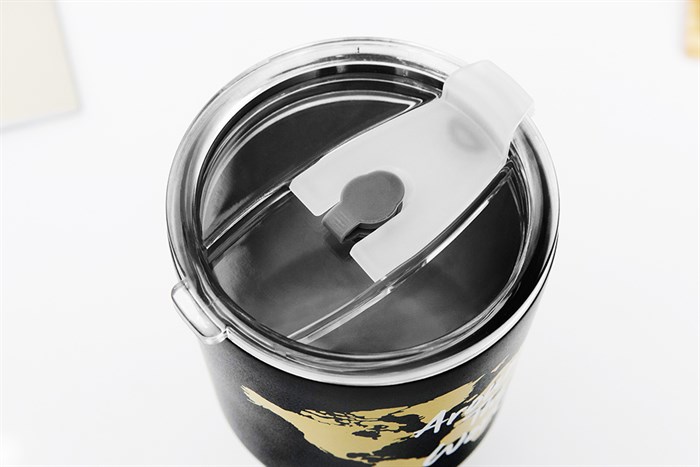 Ly giữ nhiệt inox có túi xách 850 ml DMX KS K850Y25 Màu Đen