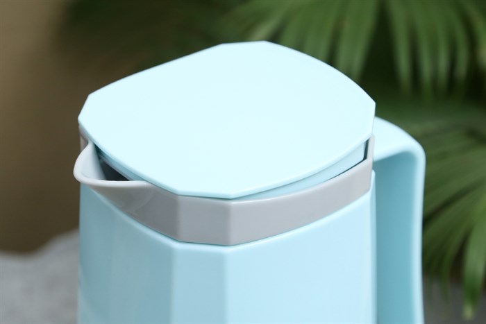 Bình thủy giữ nhiệt nhựa 1 lít DMX KS K10C64 Màu Xanh Da Trời