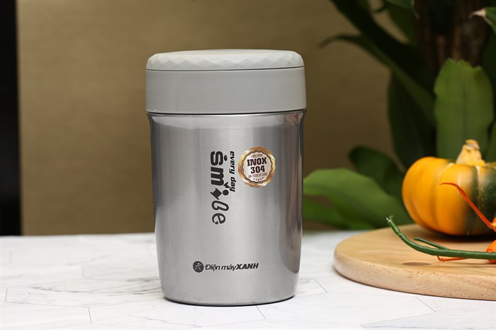 Bình đựng thức ăn giữ nhiệt 650 ml DMX FH27 Màu Bạc