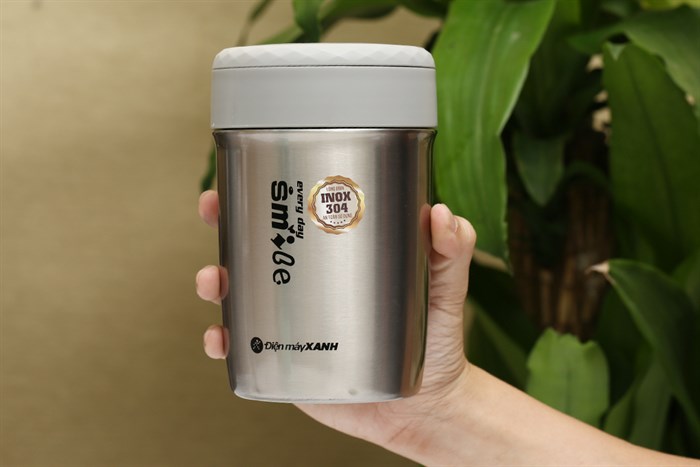 Bình đựng thức ăn giữ nhiệt 650 ml DMX FH27 Màu Bạc
