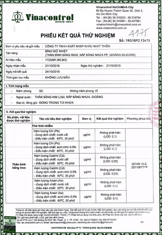 Bình giữ nhiệt inox 450 ml DMX YNQESW19 Màu Đen