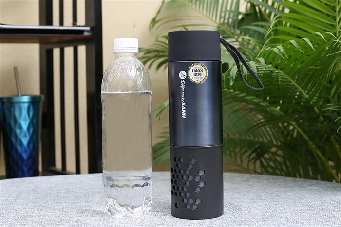 Bình giữ nhiệt inox 450 ml DMX YNQESW19 Màu Đen