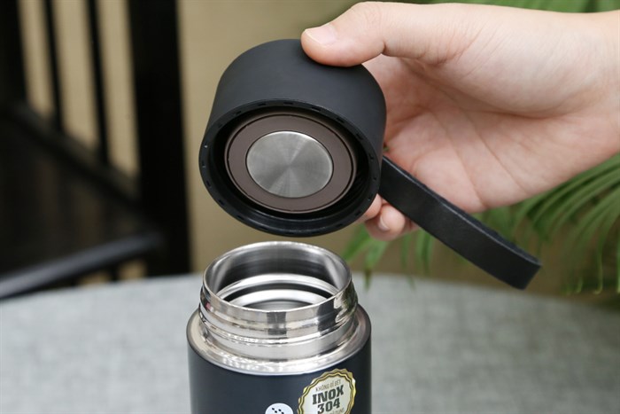 Bình giữ nhiệt inox 450 ml DMX YNQESW19 Màu Đen