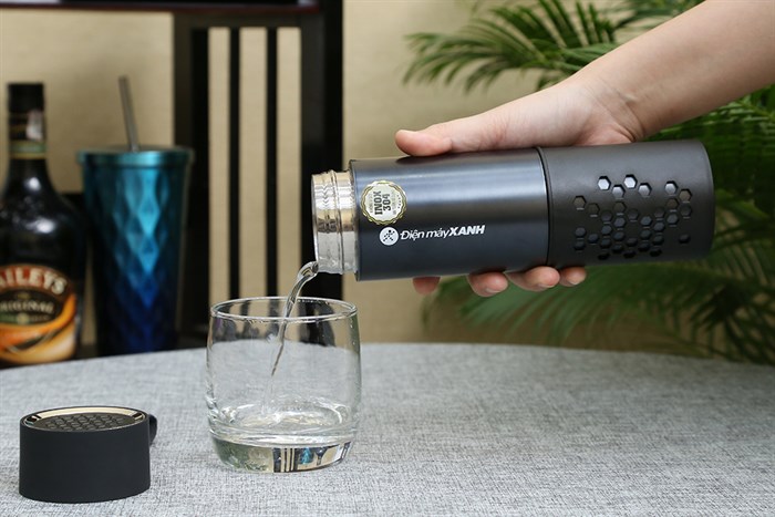 Bình giữ nhiệt inox 450 ml DMX YNQESW19 Màu Đen