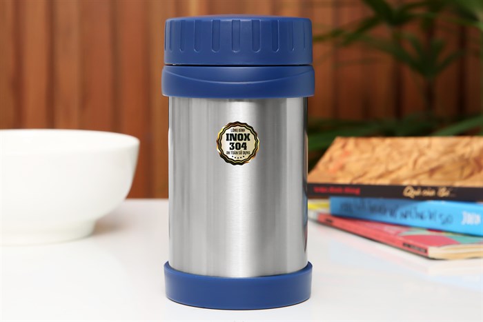 Bình thức ăn giữ nhiệt 500 ml DMX KS K500F04 Màu Bạc