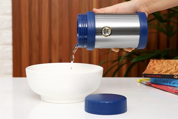 Bình thức ăn giữ nhiệt 500 ml DMX KS K500F04 Màu Bạc