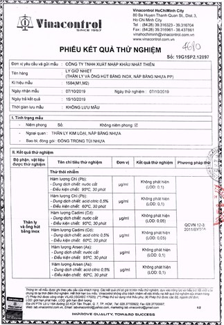 Ly giữ nhiệt inox có ống hút 500 ml DMX KS K500Y15 Màu Bạc