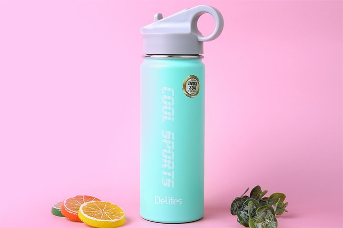Bình giữ nhiệt inox 530 ml Delites Y1 Màu Xanh ngọc