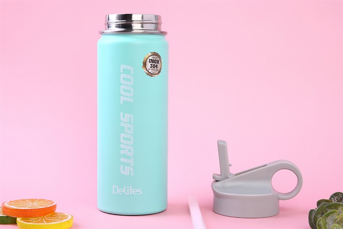 Bình giữ nhiệt inox 530 ml Delites Y1 Màu Xanh ngọc