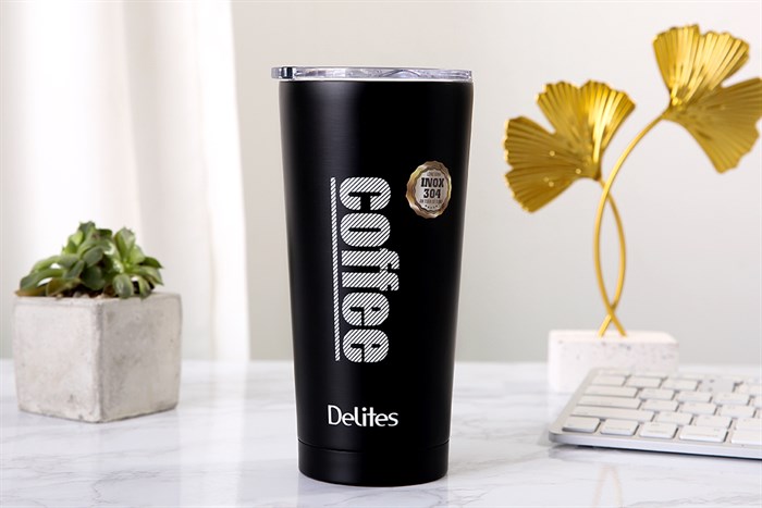 Ly giữ nhiệt inox 500 ml Delites Q10 Màu Đen