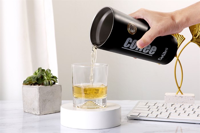 Ly giữ nhiệt inox 500 ml Delites Q10 Màu Đen