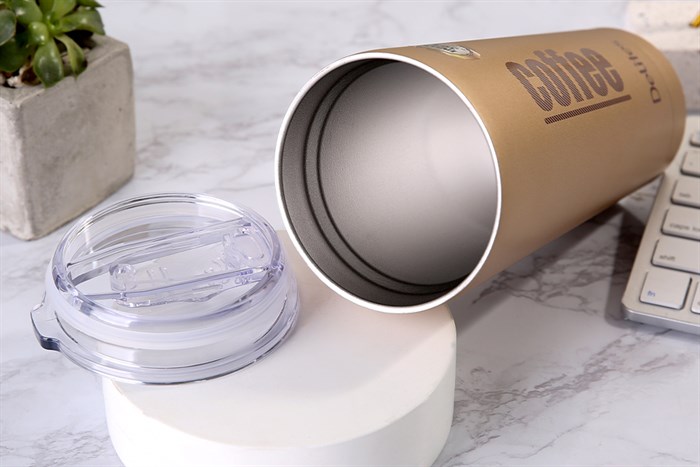 Ly giữ nhiệt inox 500 ml Delites Q10 Màu Vàng