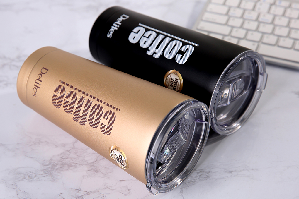 Ly giữ nhiệt inox 500 ml Delites Q10 Màu Vàng