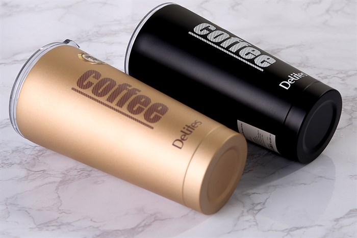 Ly giữ nhiệt inox 500 ml Delites Q10 Màu Vàng