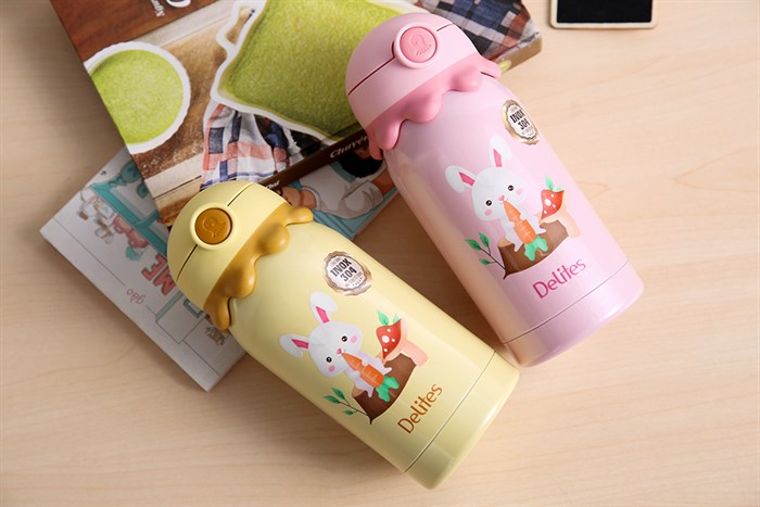 Bình giữ nhiệt inox 350 ml Delites X20 Màu Hồng