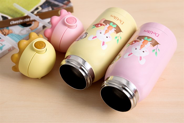 Bình giữ nhiệt inox 350 ml Delites X20 Màu Hồng