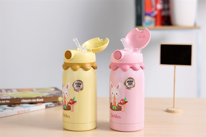 Bình giữ nhiệt inox 350 ml Delites X20 Màu Vàng