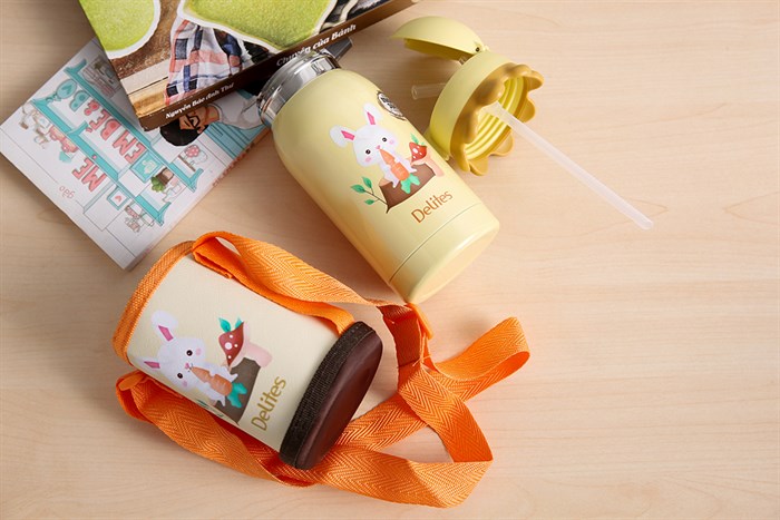 Bình giữ nhiệt inox 350 ml Delites X20 Màu Vàng