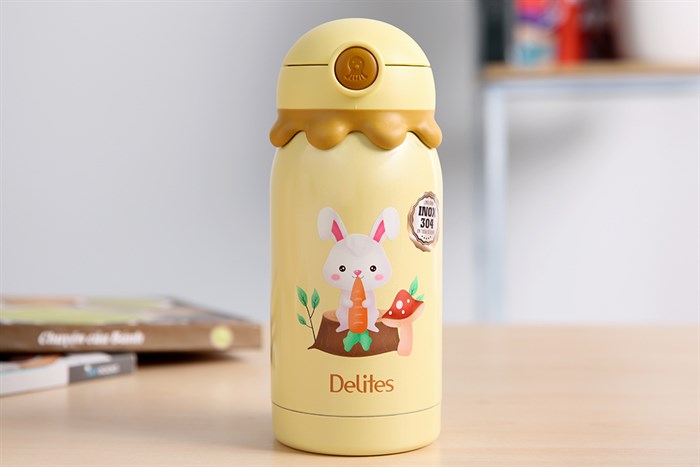 Bình giữ nhiệt inox 350 ml Delites X20 Màu Vàng