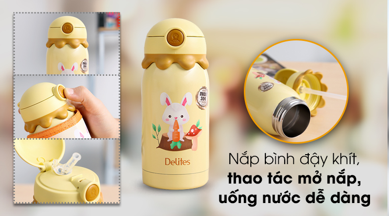 Bình giữ nhiệt inox 350 ml Delites X20