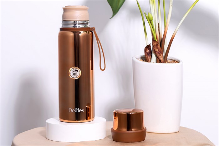 Bình giữ nhiệt inox 520 ml Delites Z69A Màu Vàng