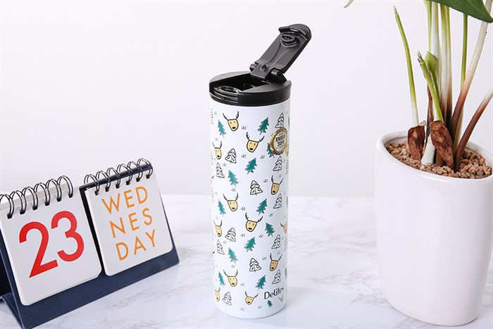Bình giữ nhiệt inox 500 ml Delites KS K500SS23 Màu Trắng