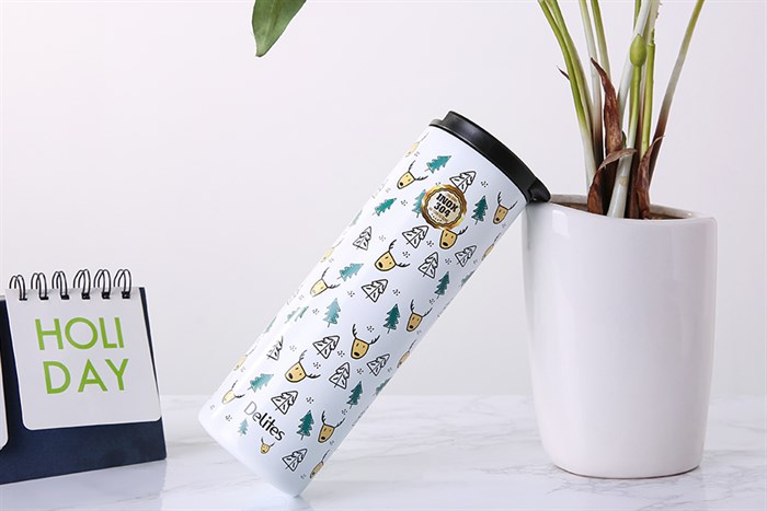 Bình giữ nhiệt inox 500 ml Delites KS K500SS23 Màu Trắng