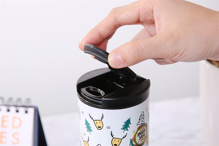 Bình giữ nhiệt inox 500 ml Delites KS K500SS23 Màu Trắng