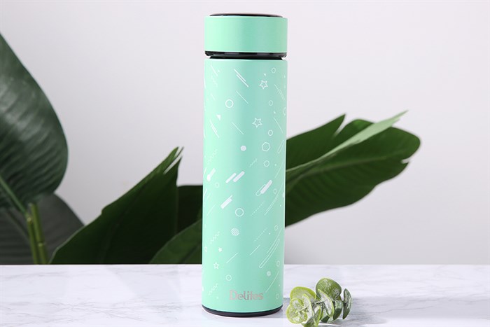 Bình giữ nhiệt inox 420 ml Delites KS K550B37 màu xanh Màu Xanh ngọc